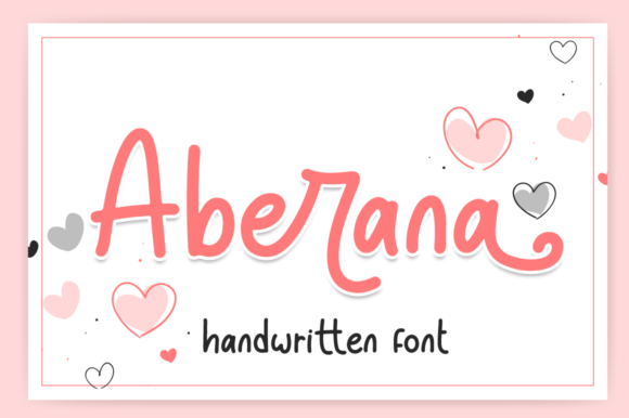 Aberana: A Delicate Handwritten Font for Editorial Design