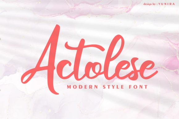 Actolese: Elevate Your Campaign with Elegant Handwritten Font