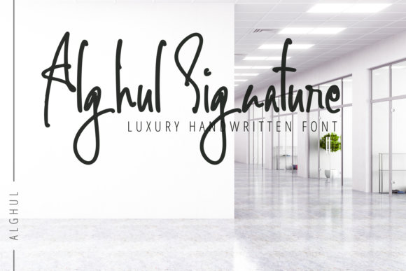 Alghul Signature: A Versatile Font for Engaging Campaigns