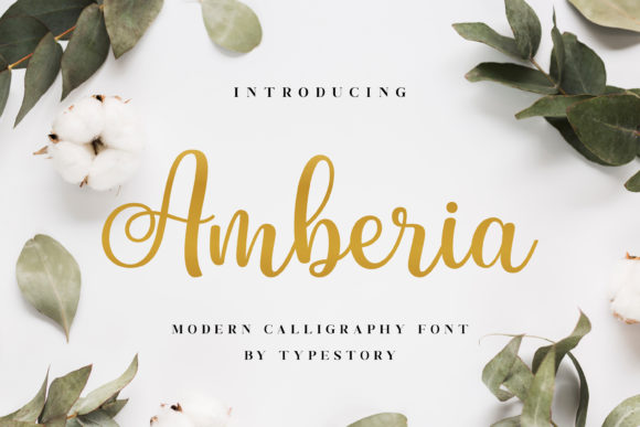 Amberia: The Perfect Script Font for Your Editorial Design