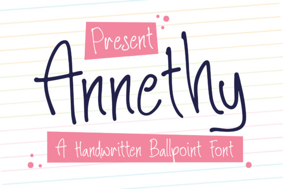 Annethy: A Handwritten Font for Professional Branding