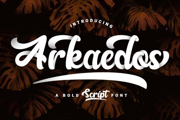 Arkaedos: A Bold Handwritten Font for Eye-Catching Branding