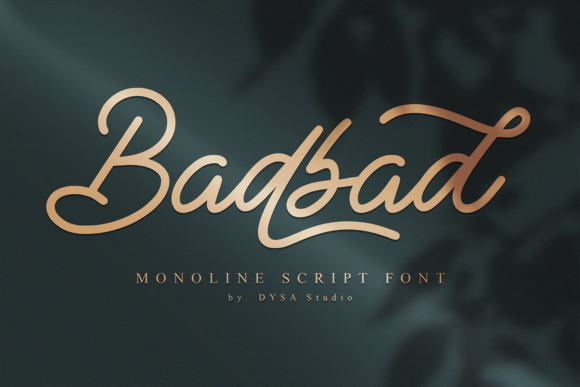 Badbad: A Stylish Retro Script Font for Modern Web Design