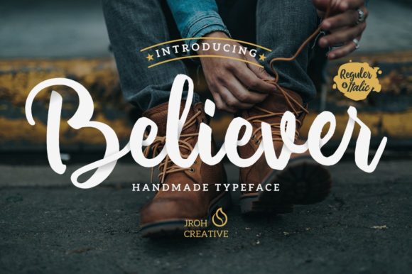 Believer: A Bold and Fun Handwritten Font for Marketers