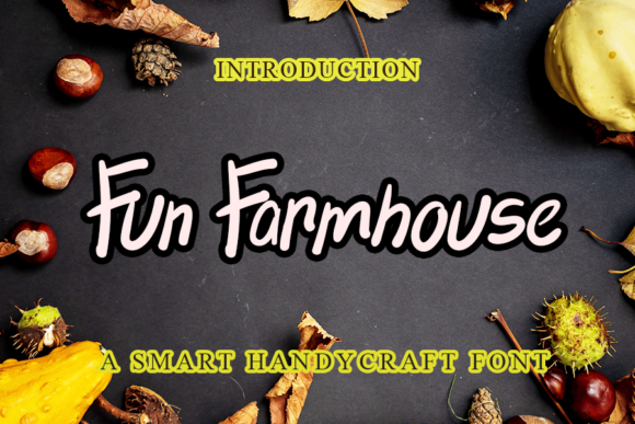 Bring Charm to Your Creations with Fun Farmhouse Font