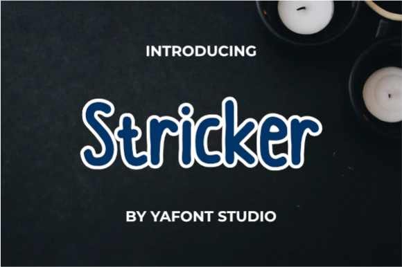 Bring Your Creations to Life with Stricker Font