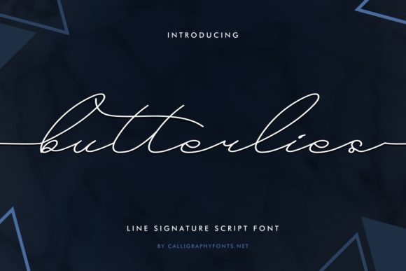 Butterlies: A Handwritten Font for Professional Branding