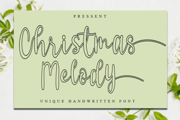Christmas Melody: A Delicate and Elegant Handwritten Font