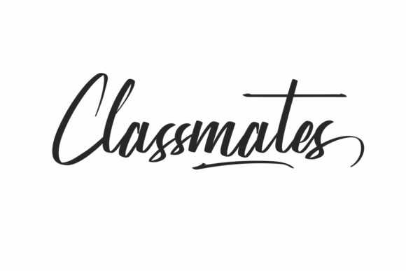 Classmates: The Perfect Handwritten Font for Crafters