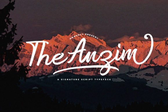 Discover Anzim: The Perfect Handwritten Font for Editorial Design