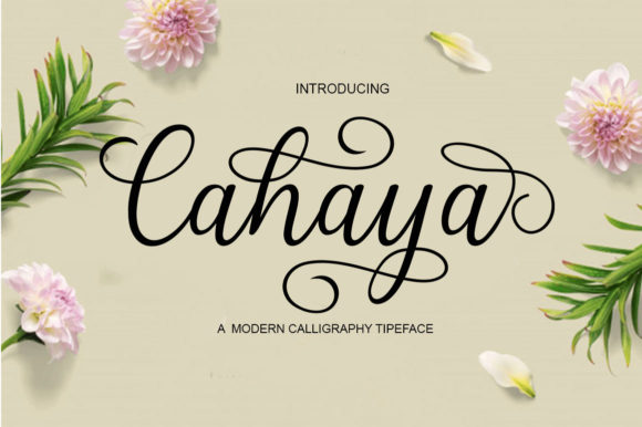 Discover Cahaya: A Handwritten Font for Crafters