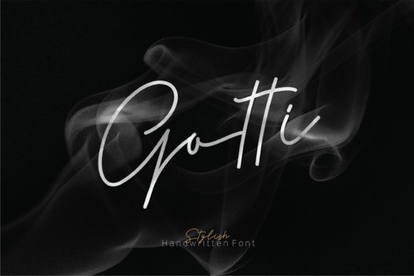 Discover the Charm of Gotti: A Stylish Handwritten Font
