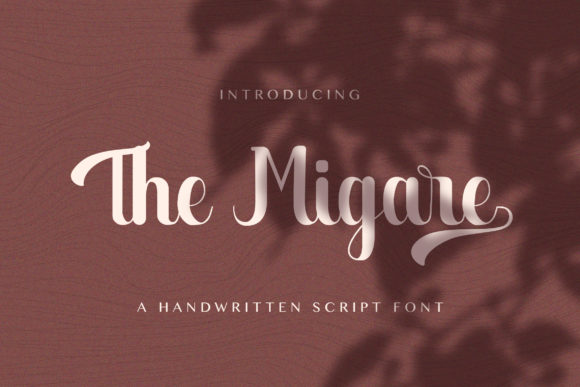 Discovering The Migare: A Handwritten Font for Elegant Design