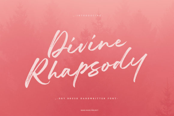 Divine Rhapsody: Elevate Your Brand with This Elegant Handwritten Font