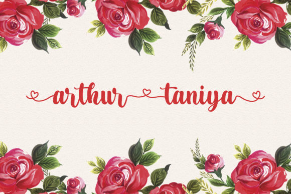 Enhance Your Brand with Arthur Taniya Font