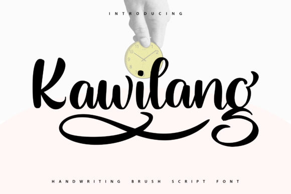 Enhance Your Brand with Kawilang: A Bold Handwritten Font