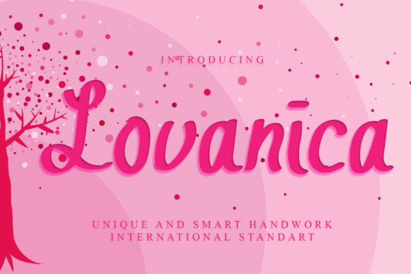 Enhance Your Brand with Lovanica: A Bold Handwritten Font