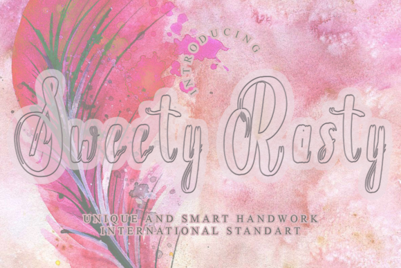 Enhance Your Brand with Sweety Rasty Handwritten Font