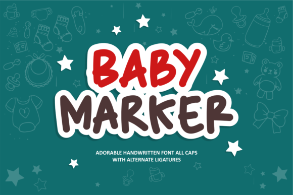 Exploring Baby Marker: A Whimsical Font for Creative Branding
