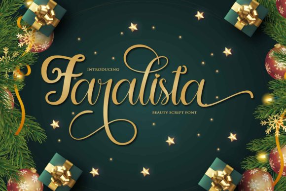 Faralista: A Charming Script Font for Editorial Design