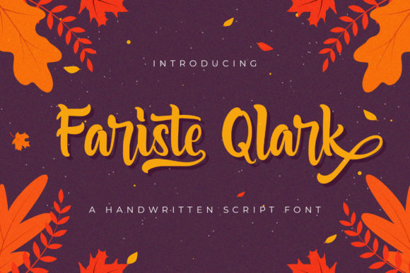 Fariste Qlark: A Handwritten Font for Elegant Branding