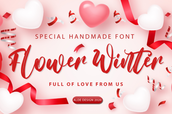 Flower Winter: Elevate Your Brand with a Festive Script Font