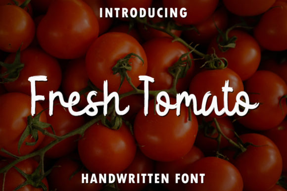 Fresh Tomato: A Sweet and Charming Handwritten Font for Web Design
