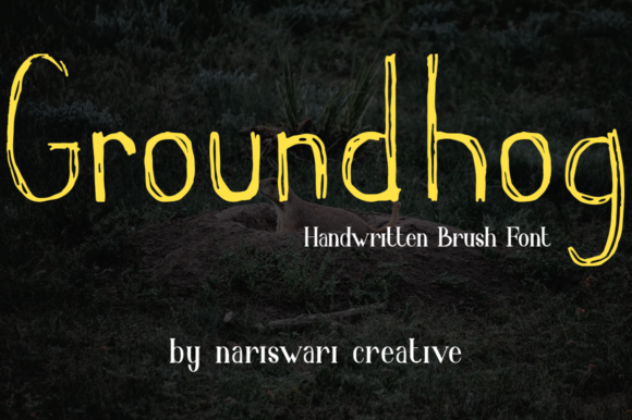 Groundhog: The Handwritten Brush Font for Bold Campaigns
