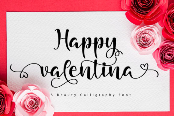 Happy Valentina: A Romantic Font for Web Design