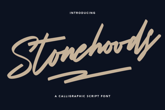 Stonehoods: A Modern Handwritten Font for Creative Branding