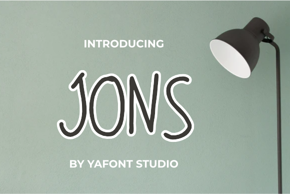 Transform Your Brand with Jons: A Charming Handwritten Font