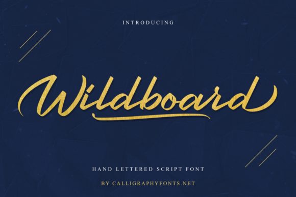 Transform Your Brand with Wildboard: A Premium Handwritten Font