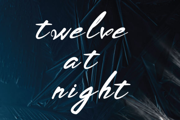 Twelve at Night: A Flowing Handwritten Font for Elegant Design