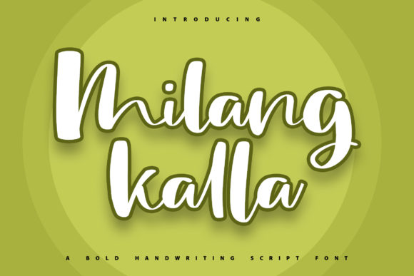 Unlock Creativity with Milang Kalla: A Handwritten Font