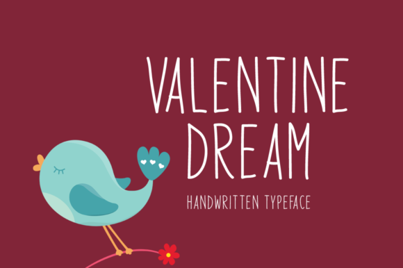 Valentine Dream: A Sweet Handwritten Font for Engaging Campaigns