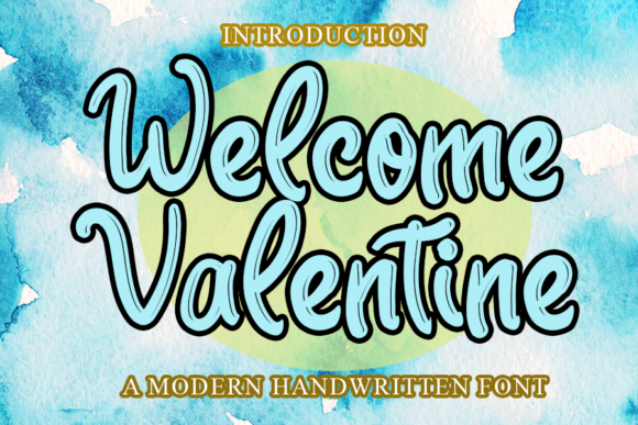 Welcome Valentine: A Charming Font for Your Brand's Visuals